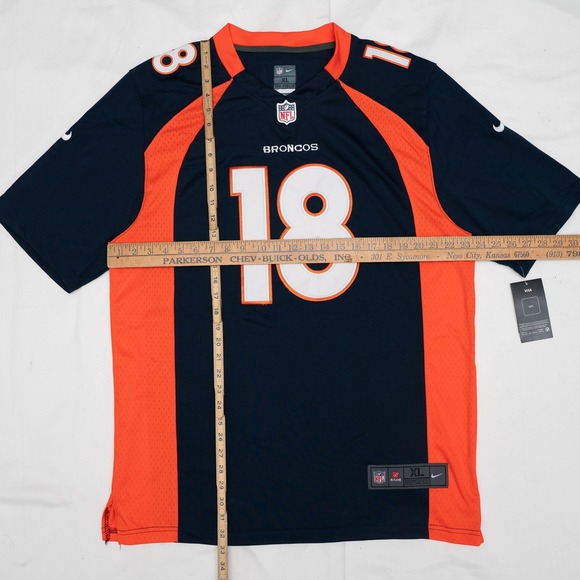 NWT Denver Broncos Peyton Manning 18 OnField Authentic Nike Elite Jersey Size XL - Picture 10 of 10